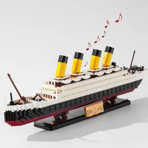 Yushinv Titanic Model Building Set 4190pcs with Gift Box，Art Building Set Toy, Gift for Adults and Kids.
