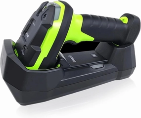 Zebra DS3678-SR Ultra-Rugged Cordless 1D/2D Barcode Scanner/Linear Imager Kit, Bluetooth, FIPS, Includes Cradle, Power Supply and Heavy-Duty Shielded 7 feet USB Cable (CBA-U42-S07PAR)