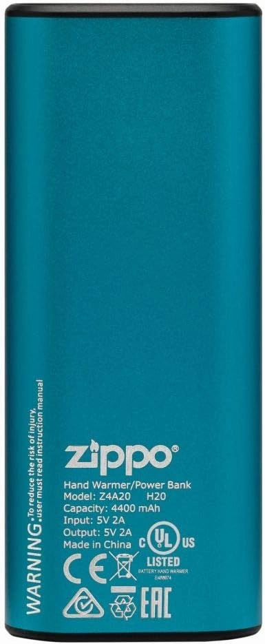 Zippo Silver HeatBank 6 Rechargeable Hand Warmer