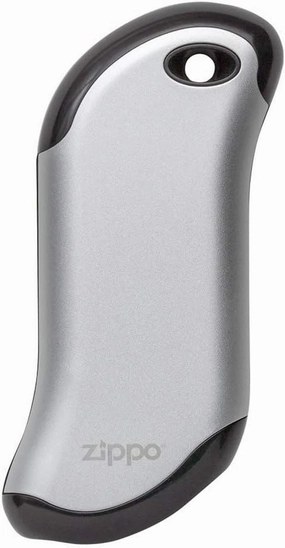 Zippo Silver HeatBank 9s Rechargeable Hand Warmer