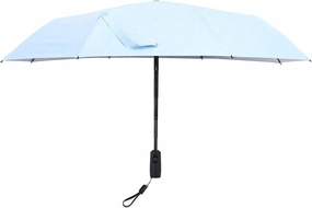 ZJchao Umbrella With Fan, Sun Umbrella For Chair Small Personal Fan USB Rechargeable Sun Cooling Umbrella With Built In Fan UPF 50 Rain Umbrella Folding Compact Umbrella For Hot Day