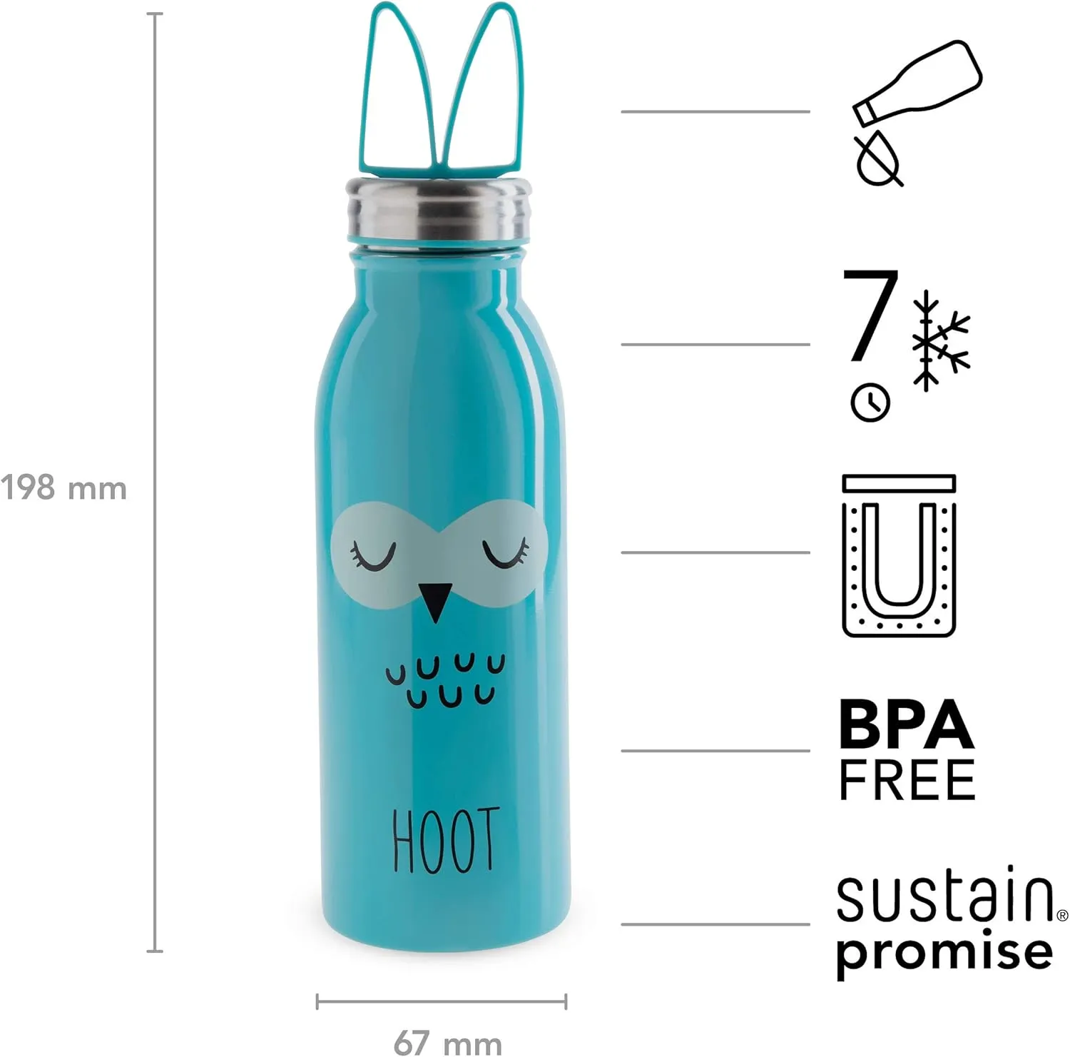 Zoo Thermavac Stainless Steel Water Bottle 0.43L